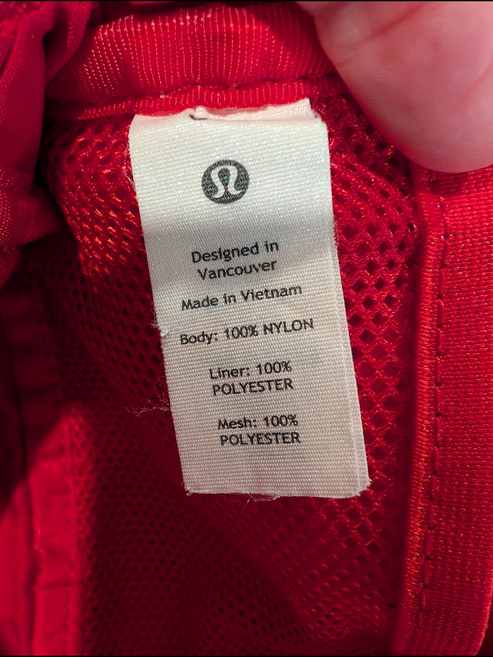 lululemon bright red Belt Bag with Mesh Interior - Picture 2 of 7